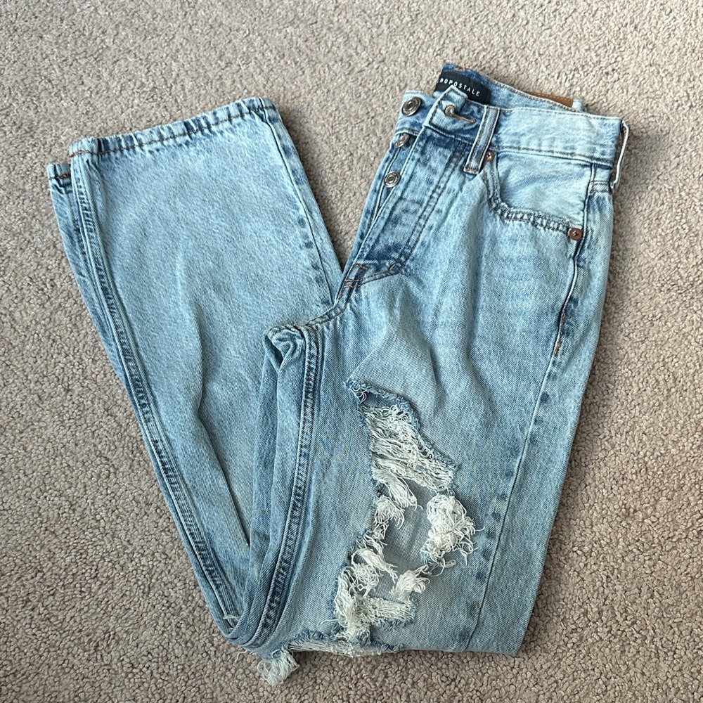 Aeropostale Light Blue 90's Baggy Jeans